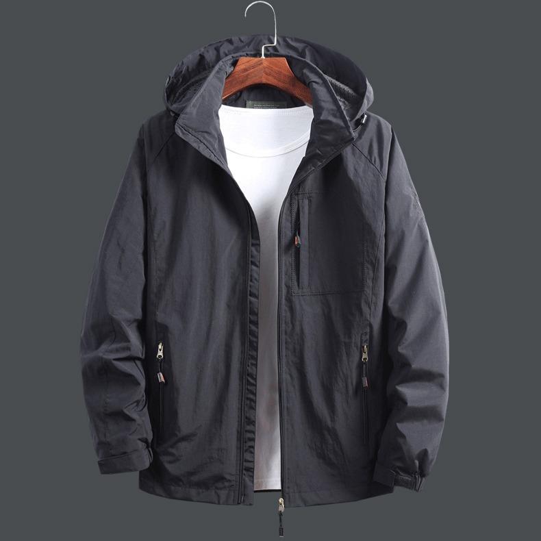 Men's Quick-Dry Sports Jacket - Plus Size, Middle-aged & Elderly, Seasonal Casual Top for Spring, Autumn, Winter