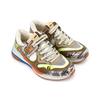 Gucci Ultrapace Leather Low Top Casual Shoes Women's Brown Yellow 592348 1LH20 9575
