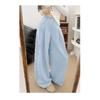Pantaloni Larghi Tuta Fu Pigra da Donna in Primavera Nuovi Vita Alta Slim Svasati Seta Ghiacciata Lunghezza Pavimento Stile Pigro Pantaloni Estivi