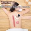 Usb Rechargeable Abdominal Massager For Hot Compress And Adjustable Guasha Cupping Intensity Arm And Leg Massage Handheld