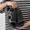 Herrensandalen Sommersandalen tragen rutschfest und desodorierend weiche Sohle neue Strandschuhe 471212 schwarz-J