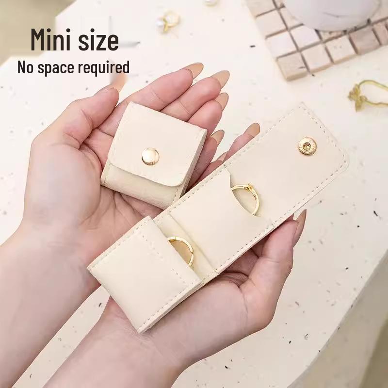 Neuankömmling: Samt Schmuckaufbewahrungsbeutel - Tragbarer, unterteilter & eleganter Ring-Organizer für Reisen