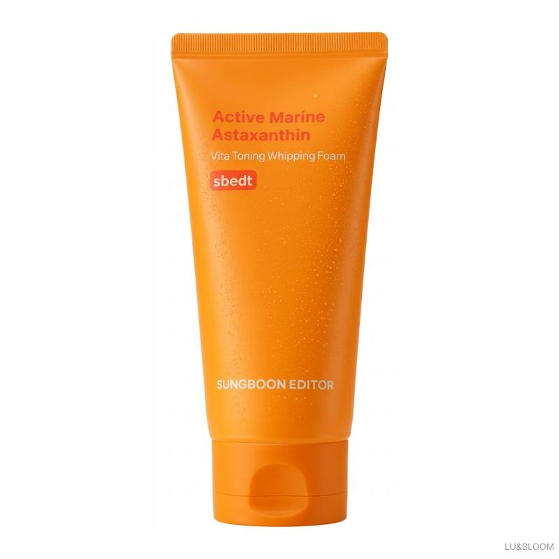 Sungboon Editor Active Marine Astaxanthin Blemish Whipping Cleansing Foam 120ml (+Free gift) 120ml