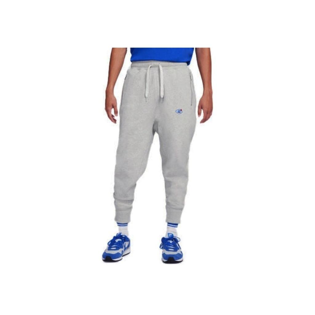 Nike Sportswear Airmoji Tapered Fleece Joggers Men Bottoms Heather-Grey CZ2355-050