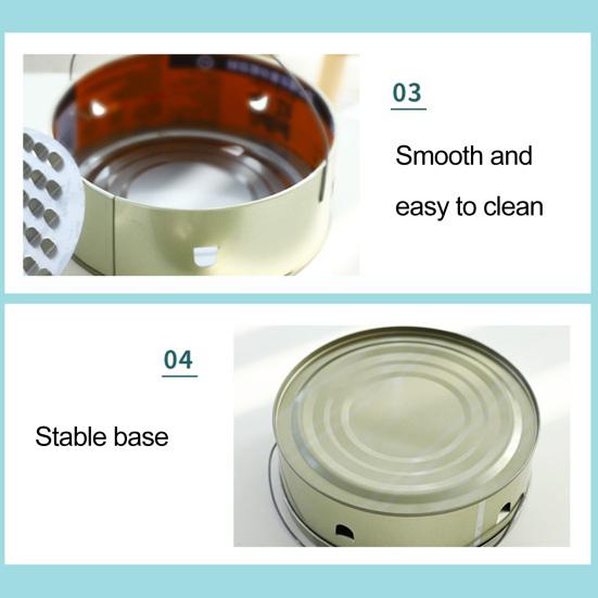 Mosquito Coil Box Hangable Leaky Lid Stainless Handle Design Open Flame Proof Fly Repellent Large Capacity Anti-scalding Incense Household Supplies