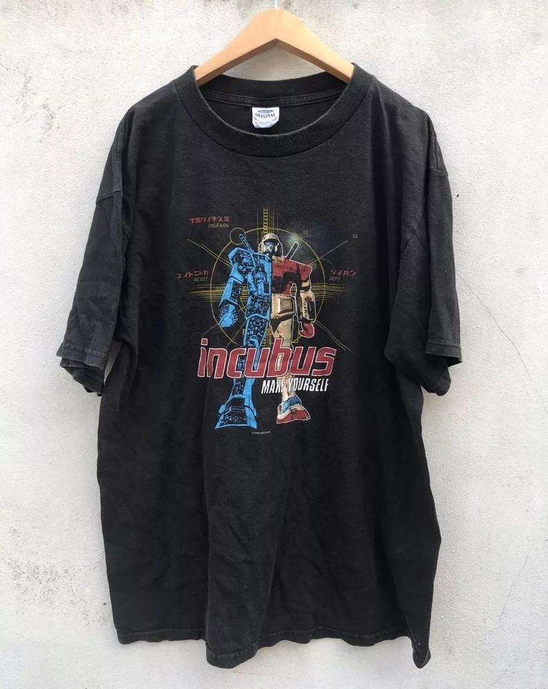 Incubus band 90s basic black Reprint T shirt Unisex short sleeve S-5XL Unisex T-Shirt S