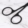 1Pc Nose Hair Scissor Stainless Steel Eyebrow Nose Hair Cut Facial Makeup Tool
