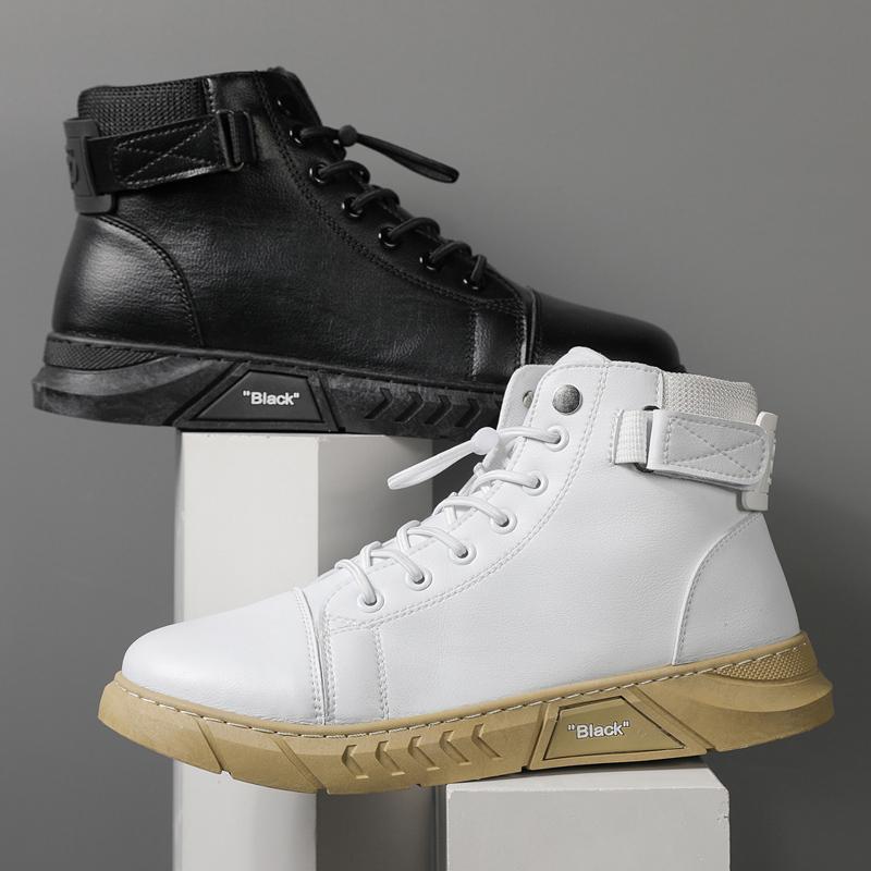 Leder Herren Stiefeletten Outdoor Mode Herren Freizeitstiefel Leichtgewichtige Designer Herren Warme Arbeitsstiefel Klassische Handgefertigte Stiefel