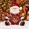 Christmas Plush Candy Storage Doll, Xmas Tabletop Decoration