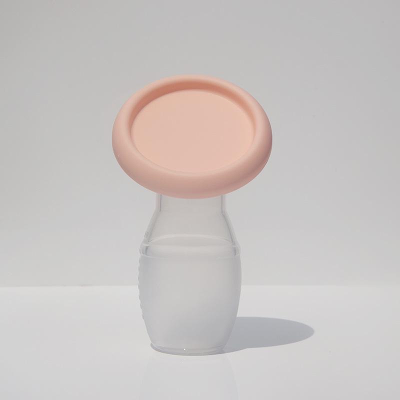 Portable Silicone Breast Pump & Milk Collector with Dust Cover for Pregnant and Postpartum Women