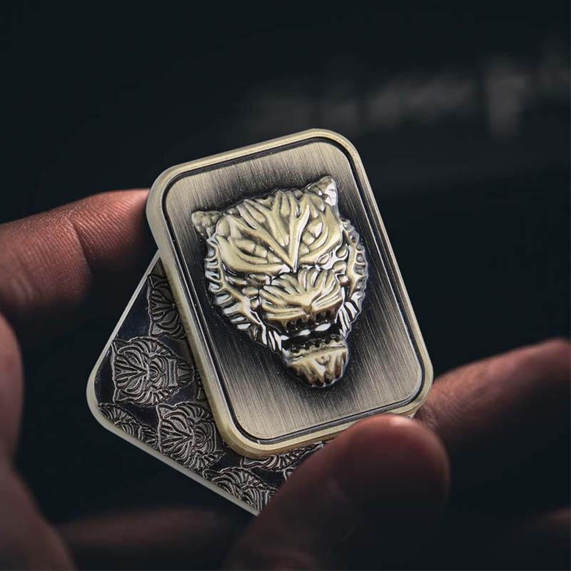 

Fidgeting Toys For Adults Metal Haptic Slider Edc Magnetic Latest Tiger Head Stress Stress Relief Toys Cool Stuff For Men
