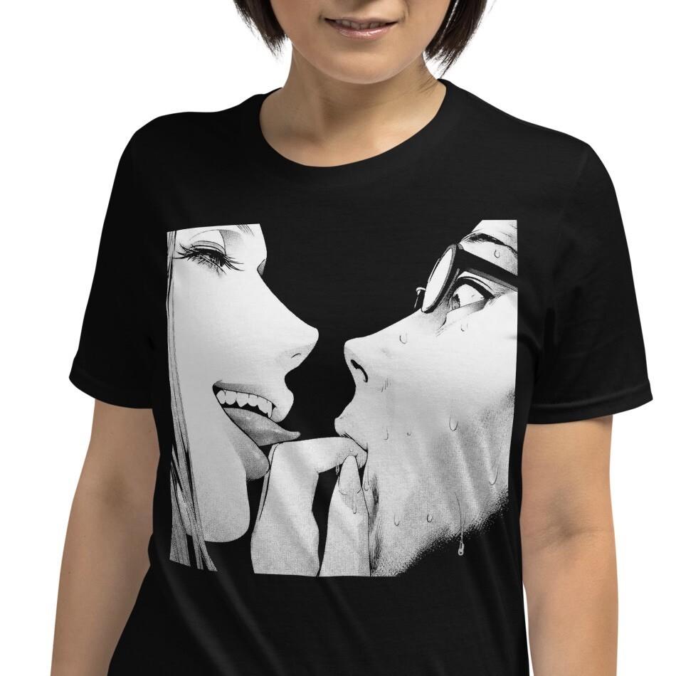 

Kawaii Harajuku Anime Girl Lovers Love Short-Sleeve Unisex T-Shirt M