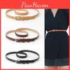 Style Fashionable Korean Womens Thin Belt With Alloy Pin Buckle Perfect For Skirts And Small Suits