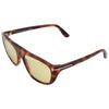 Tom Ford Edward Amber MaSk Men S SunglaSSeS Ft1002 53e 58