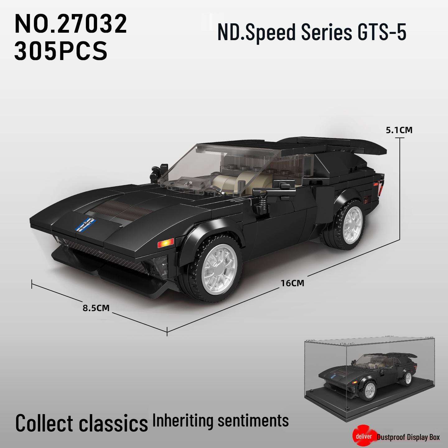 Yuxing King Blocks 27032 Sports Car Educational Toy Model - Ideal Birthday Gift for Boys