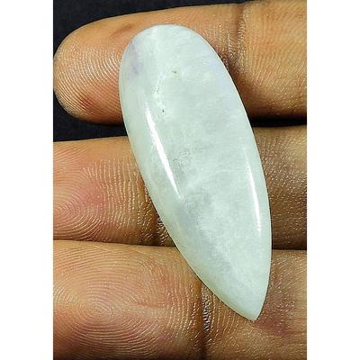 15X42X08 MM Natürlicher Mondstein Birnen-Cabochon Loser Edelstein 44Cts. SK-4659