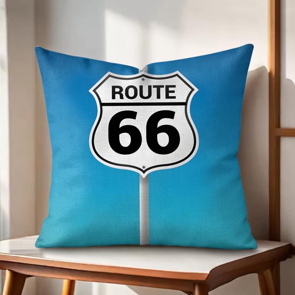 RRoute Retro Cushion Cover Natural Linen Organic Fabric DoubleSided Printing Couch Pillow Covers Home Decor