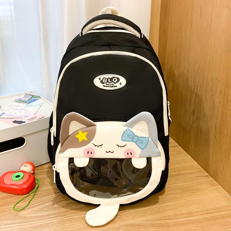 Children's Schoolbag, Primary School Students and Girls Are Cute and High-value Cats, Kindergarten Small Backpacks, Fashionable Backpacks.