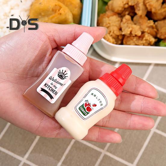 2ks průhledná lahev na salátový dresink proti vytečení Užitečná jídelna kuchyně mini dávkovač na salát