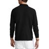 Polo Ralph Lauren Solid Color Pony Embroidered Polo Shirt Long Sleeve Men Tops Black 710686233016