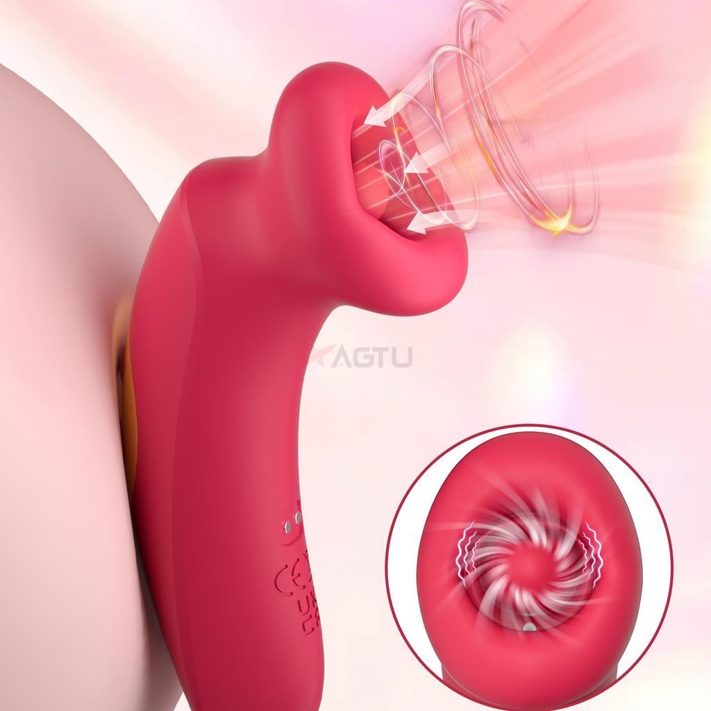Clitoris Sucking Vibrator for Women Tongue Licking Sucker Clit Stimulator Female Oral Nipple Vacuum Vibrating Adults Sex Toys