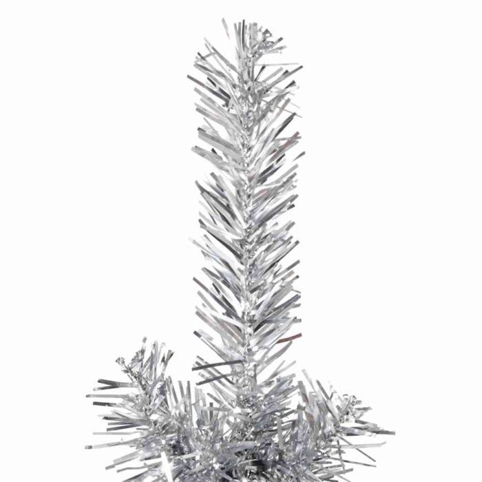 VidaXL Demi Sapin de Noël Artificiel Mince avec Support Arbre de Noël Décoration de Vacances Ornement de Noël Décoration de 344595