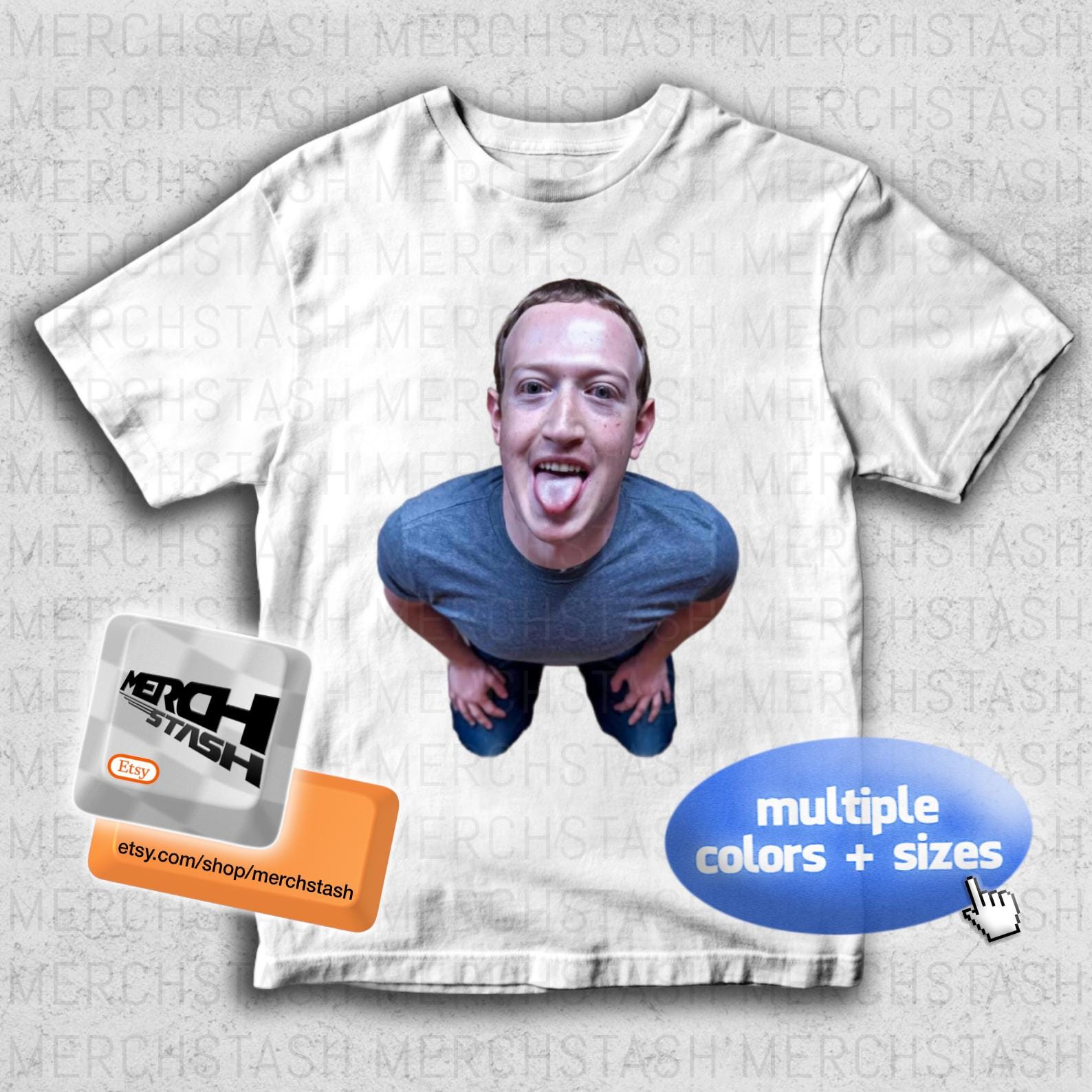 Mark Zuckerberg Zucc On Knees T-Shirt Tee | Y2K Funny Meme Facebook Merch S