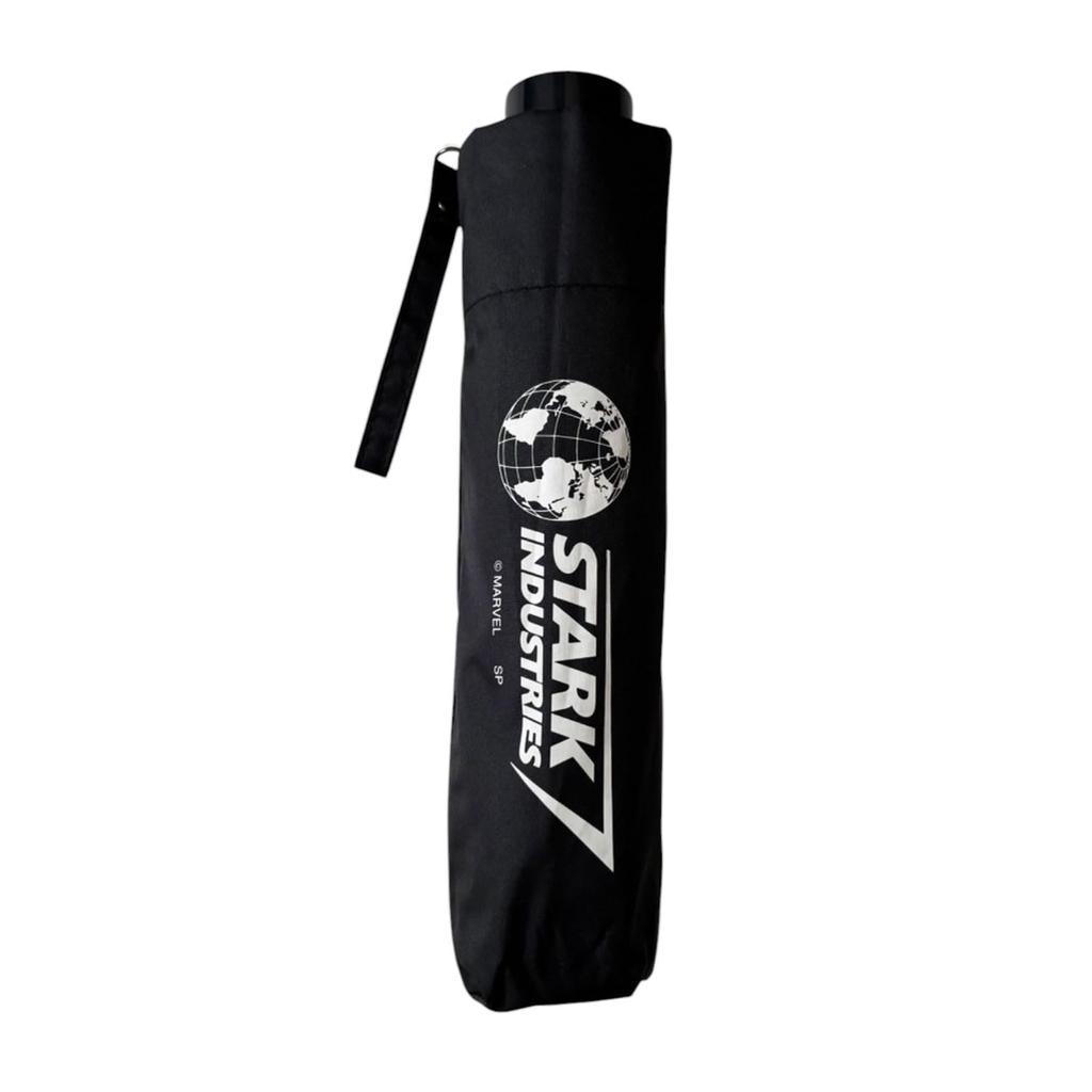Small Planet Marvel Iron Man Folding Blackout Umbrella with Stark Industries Logo