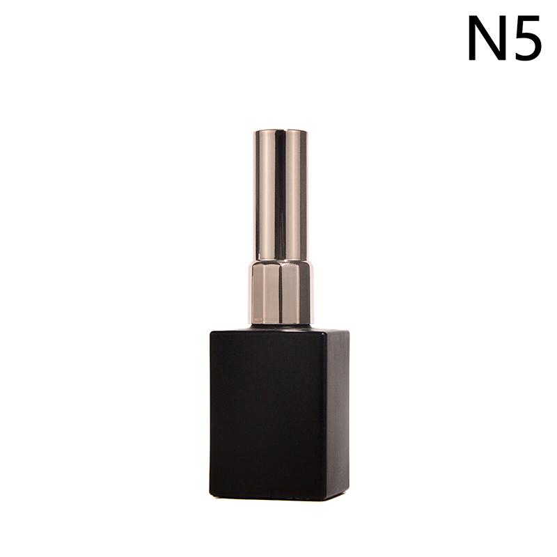 1Pcs New 15Ml Empty Glass Nail Polish Bottles Black Nail Gel Bottle Large Capacity Base Nail Glue