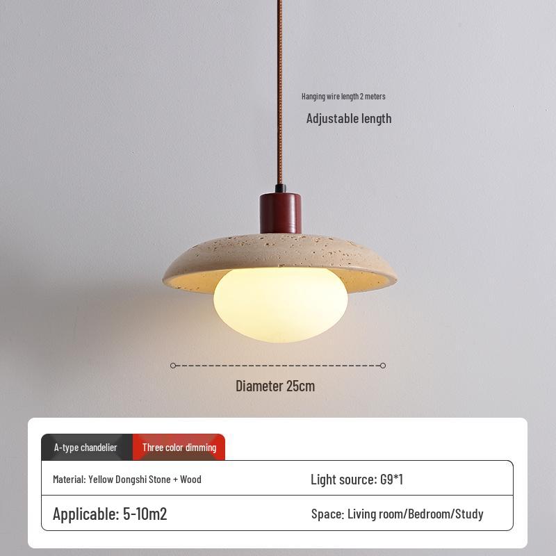 Wabi-Sabi Zen Pendant Light: Retro & Artistic Design for Restaurants, Living Rooms, and Bedrooms