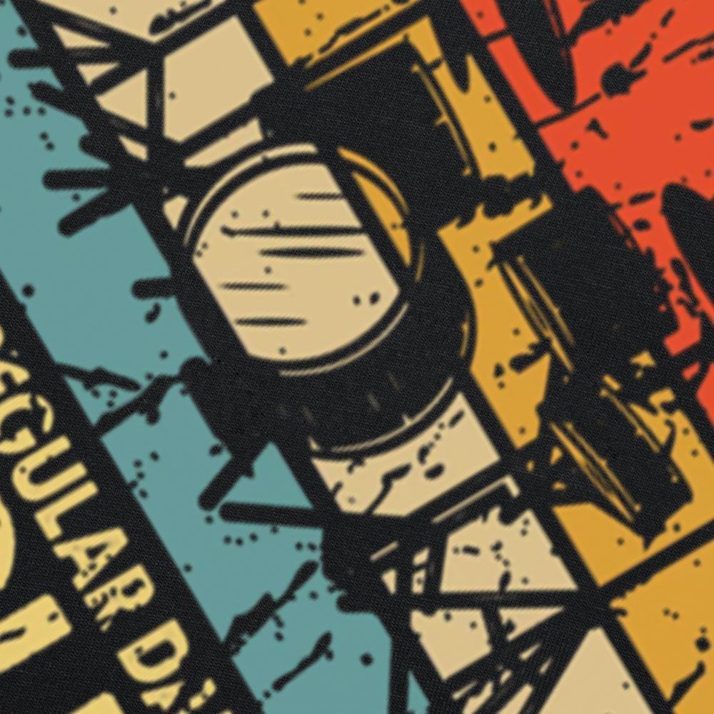 Funny Drummer Dad Like A Regular But Cooler T Shirts Men Cotton Humor Drum Father Tee Shirt Short Sleeve Unisex Loose Clothing