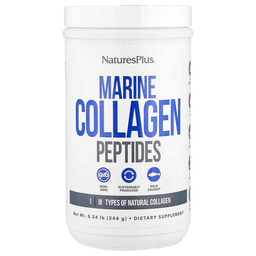 

Nature s Plus Marine Collagen Peptides 244g (0.53lb) 244g - 1 ea