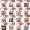 Elephant Hello Kitty Butterfly Embroidered Canvas Tote Bag With Seamed Stitching For Daily Use
