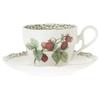 Noritake Cup Saucer Set 250cc Orchard Garden Microwave Safe 5 Bone China & (Coffee Tea) F97887/4911