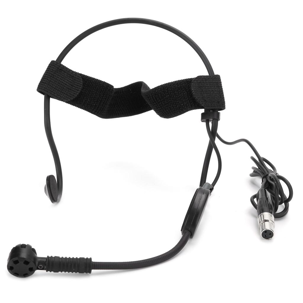 Mini 3 Pins Headband Microphone Condenser Mic for Wireless System Transmitter o Mixer
