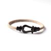 Original European and American Style Mechanical Horseshoe Buckle Hand-Woven Bracelet, Simple and Unique Couple Bracelet, Student Gift