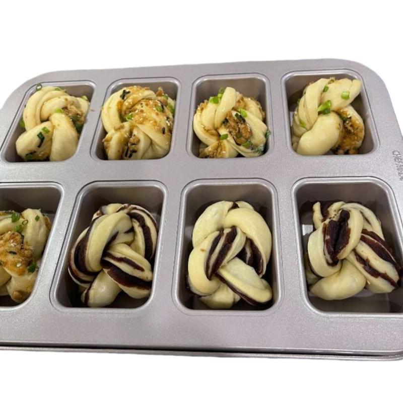 1 Stück 8 Mulden Backform Mini Kastenformen Toast Muffing Antihaft Pfanne Ofen Backform Cupcake Form Backwerkzeuge für den Heimgebrauch