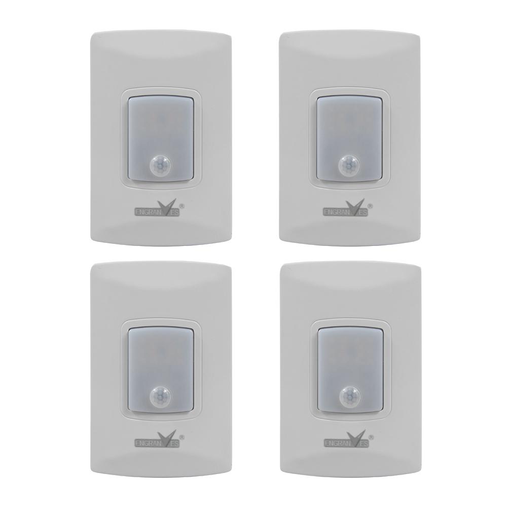Motion Sensor Emergency Light Embedded Wall Lamp Indoor Inductive Corridor Stair Lighting for Power Failure Automatic Lighting