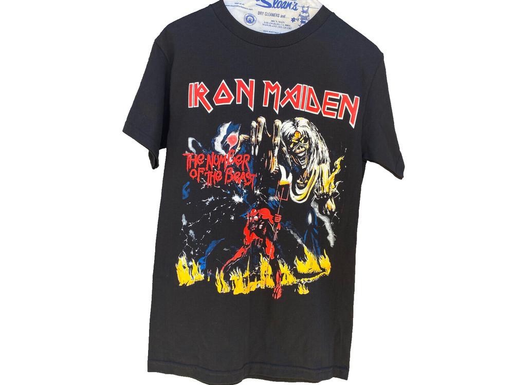 Iron Maiden The Number of the Beast Černé Pánské Tričko Velikost S Unisex Tričko