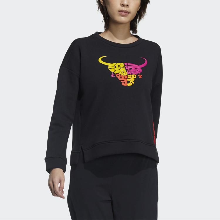 Adidas Cny Series Sweatshirt Women Sweatshirts Black GN9454