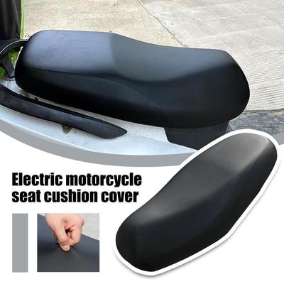 NEW High-end Scooter Motorcycle Leather Seat Cushion Four Velvet Cover Waterproof Cover Season Warm Seat Rear Motor Accesso A6U9