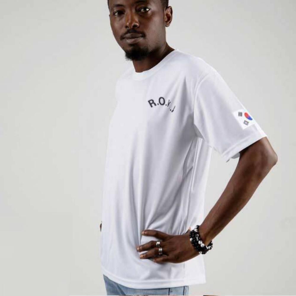 Černo/bílá trička ROKA s krátkým rukávem 2 čísla