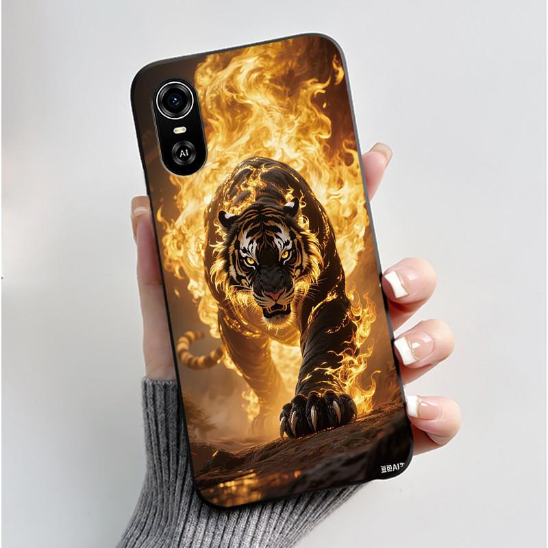 For ZTE Blade A31 Plus / BladeA31 Case Matte Black Aesthetic Luxury Cute Cool Boys Girls Pattern Casing Soft Silicone Back Cover