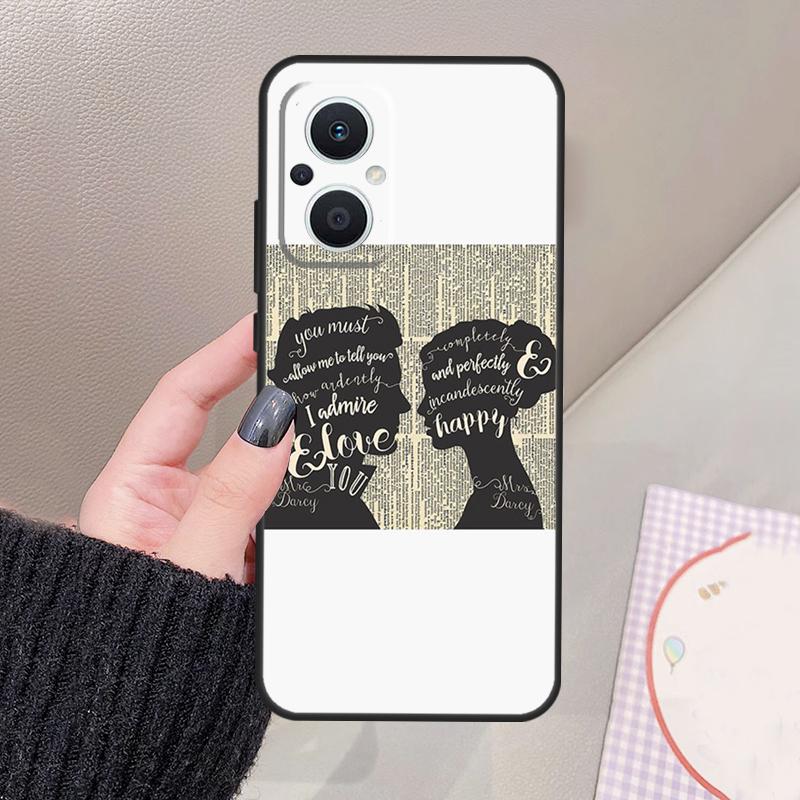 Pride And Prejudice Funda For OPPO Reno 10 11 12 13 14 Pro 8 7 Lite 11F 12F 13F 14F OPPO Find X8 X5 X6 X9 Pro Case