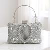 Acrylblume Einseitiger Glitzer-Quaste Damen-Abendtaschen Diamanten Kleine Tages-Clutch Luxuriöse Kettenschulter-Handtaschen Für Party