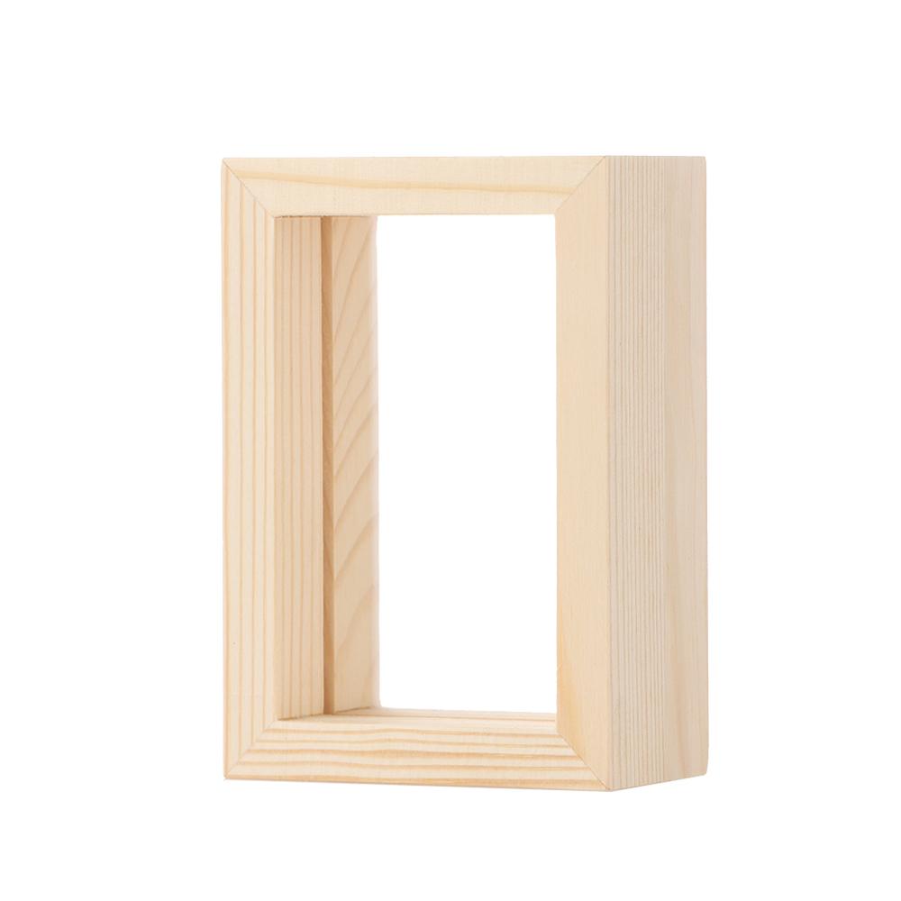 Mini Art Wedding Decor Wooden Picture Holder Photo Frame Vintage