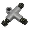 1Pcs Beach Bike Diy Accessories Hydraulic Brake Hose Pipe Fitting Connector 3-Way T Adapter For Atv Kart M10 X 1.25