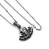 Viking Torto Ax Celtic Wolf Titanium Steel Pendant Necklace Men's European and American Necklace