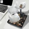 3 Layers Desktop Water Fountain with Automatic Pump USB Feng Shui Gift Home Decorative Living Room Office Indoor Decoration