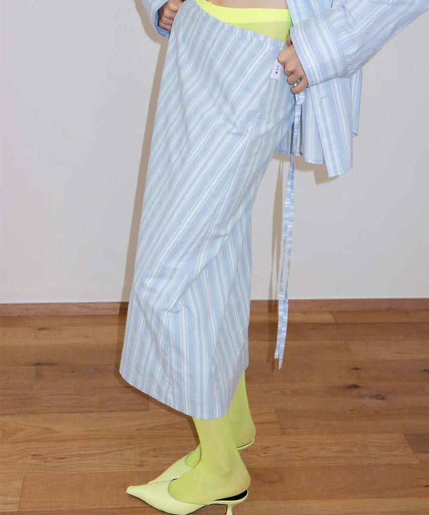 Susumu Wrap Skirt - Ruddy Blue